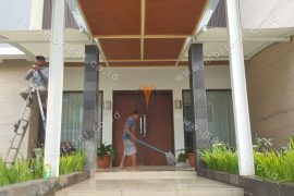 Kanopi rumah kota baru Bandung