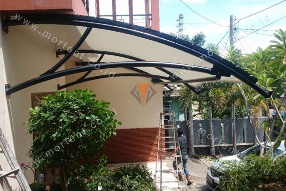 kanopi membran model kantilever