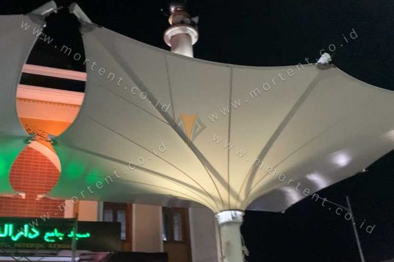 membrane canopy masjid kendal