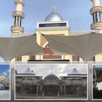Kanopi Membran Masjid untuk Pelataran, Selasar, dan Tempat Wudu