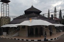 Canopy masjid Al Amanah Bandung
