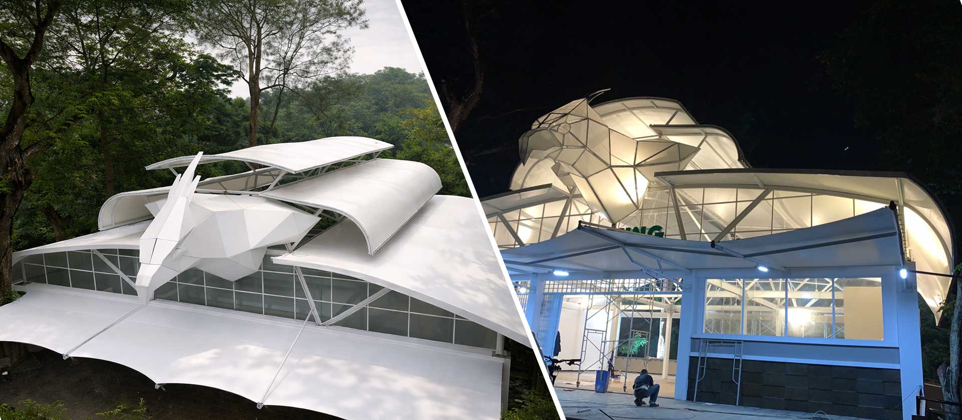 Tensile membrane Bandung Zoo